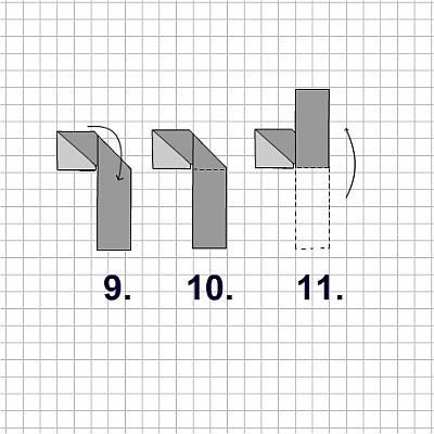 Buch aus Papier, Stepps 9-11