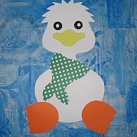 Ente aus Papier