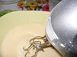 Mixen, Backrezept Biskuittorte